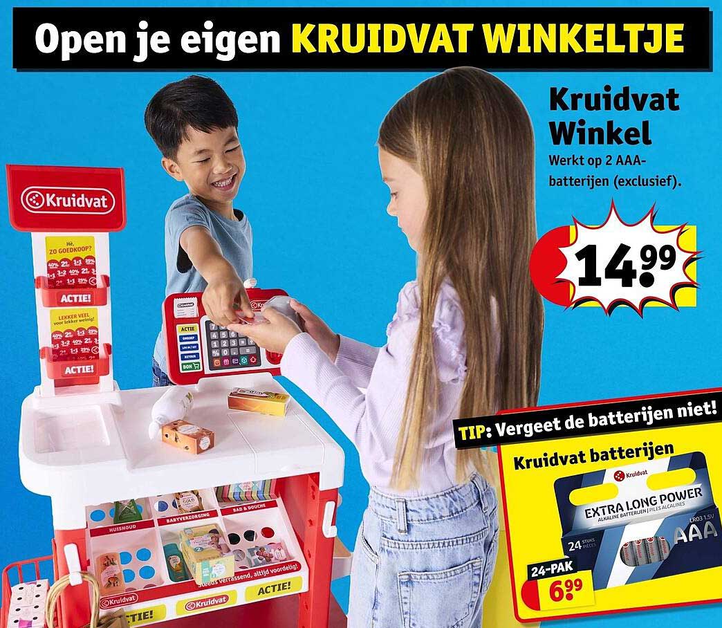 Open je eigen Kruidvat winkeltje