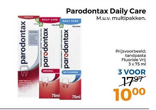 Parodontax Daily Care M.u.v. multipakken. 3 VOOR