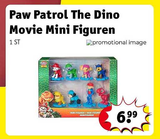 Paw Patrol The Dino Movie Mini Figuren