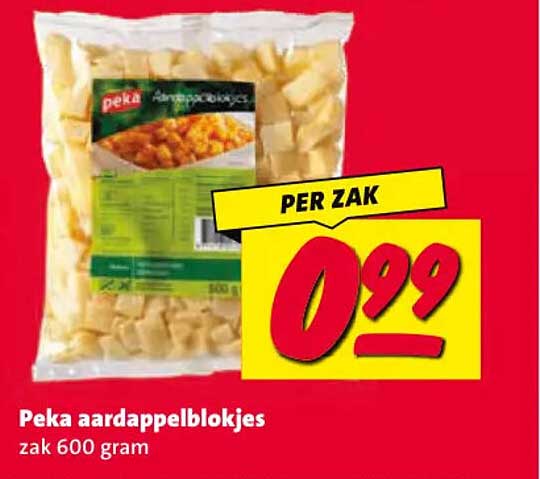 Peka aardappelblokjes