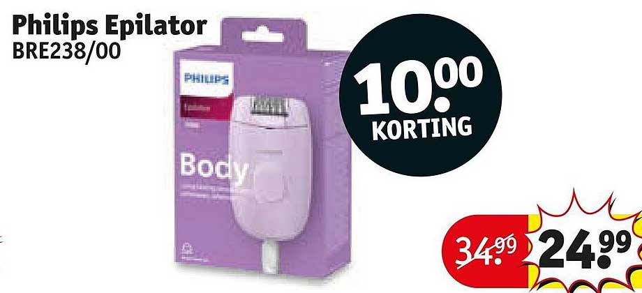 Philips Epilator BRE238/00 10.00 KORTING