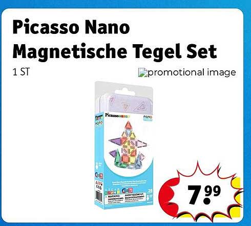 Picasso Nano Magnetische Tegel Set