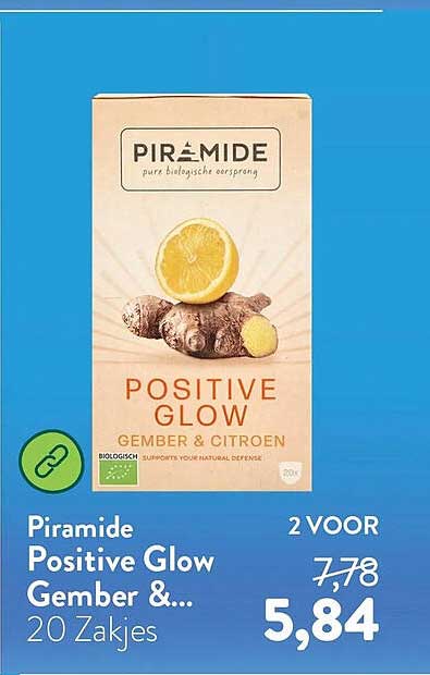 Piramide Positive Glow Gember &... 20 Zakjes 2 VOOR
