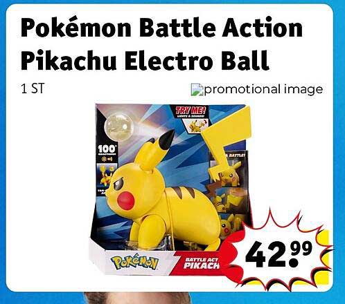 Pokémon Battle Action Pikachu Electro Ball