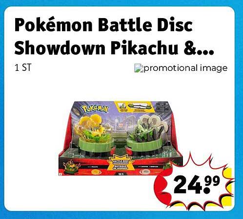 Pokémon Battle Disc Showdown Pikachu &...