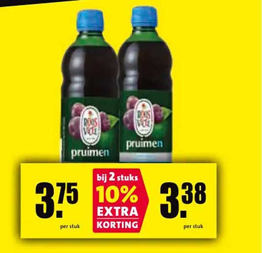 pruimen bij 2 stuks 10% EXTRA KORTING