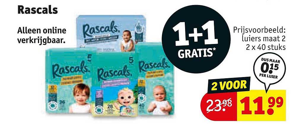 Rascals 1+1 GRATIS