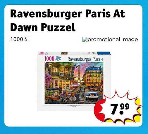 Ravensburger Paris At Dawn Puzzel