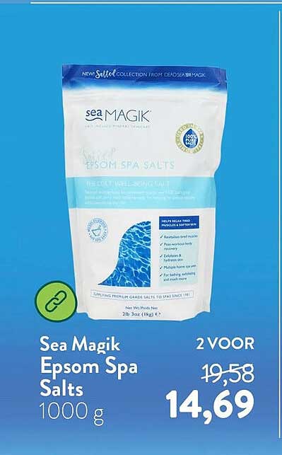 Sea Magik Epsom Spa Salts 1000 g 2 VOOR