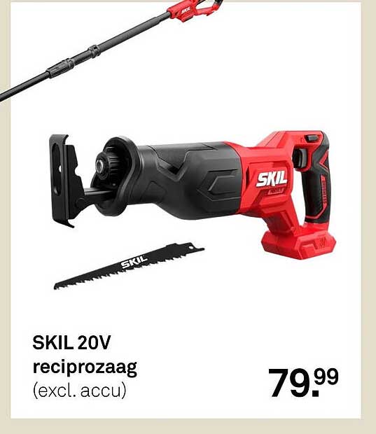 SKIL 20V reciprozaag (excl. accu)