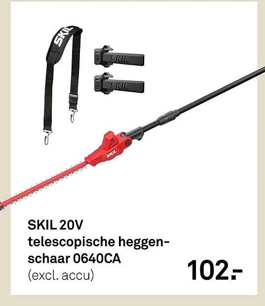 SKIL 20V telescopische heggenschaar 0640CA (excl. accu)