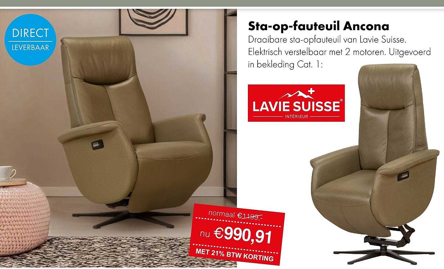 Sta-op-fauteuil Ancona