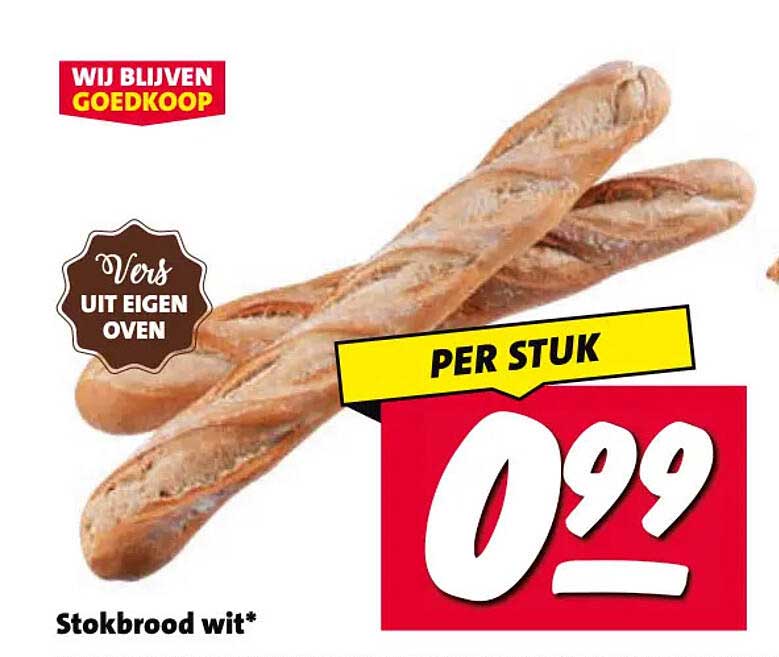 Stokbrood wit*