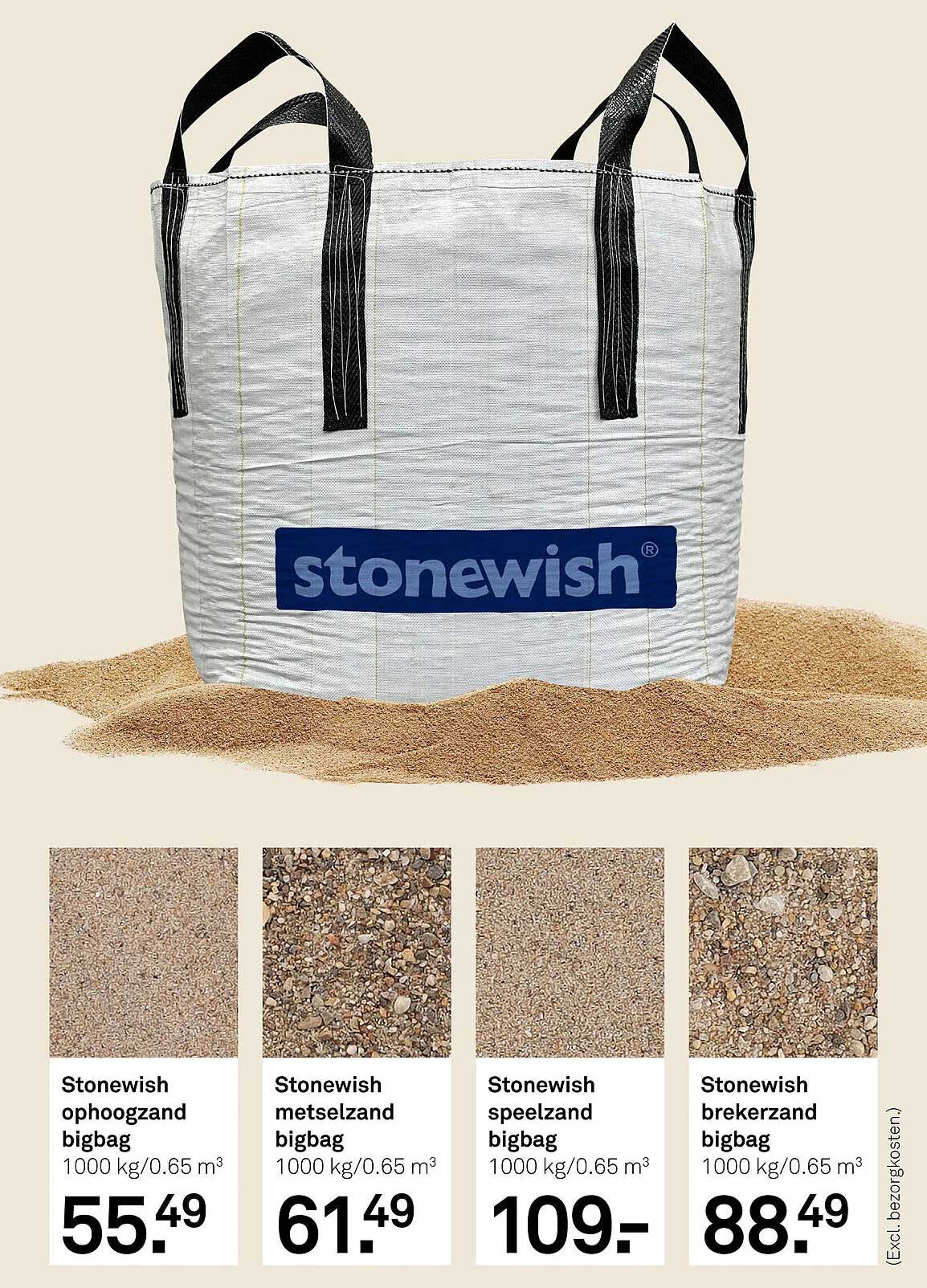 Stonewish ophoogzand bigbag