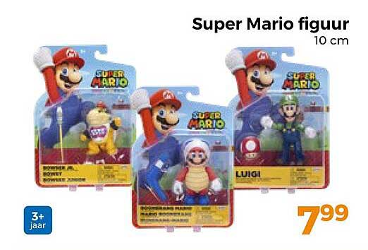 Super Mario figuur 10 cm