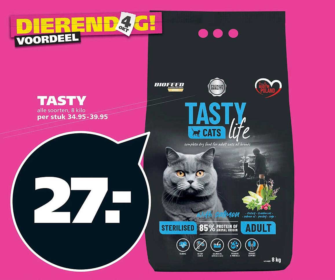 Tasty alle soorten, 8 kilo