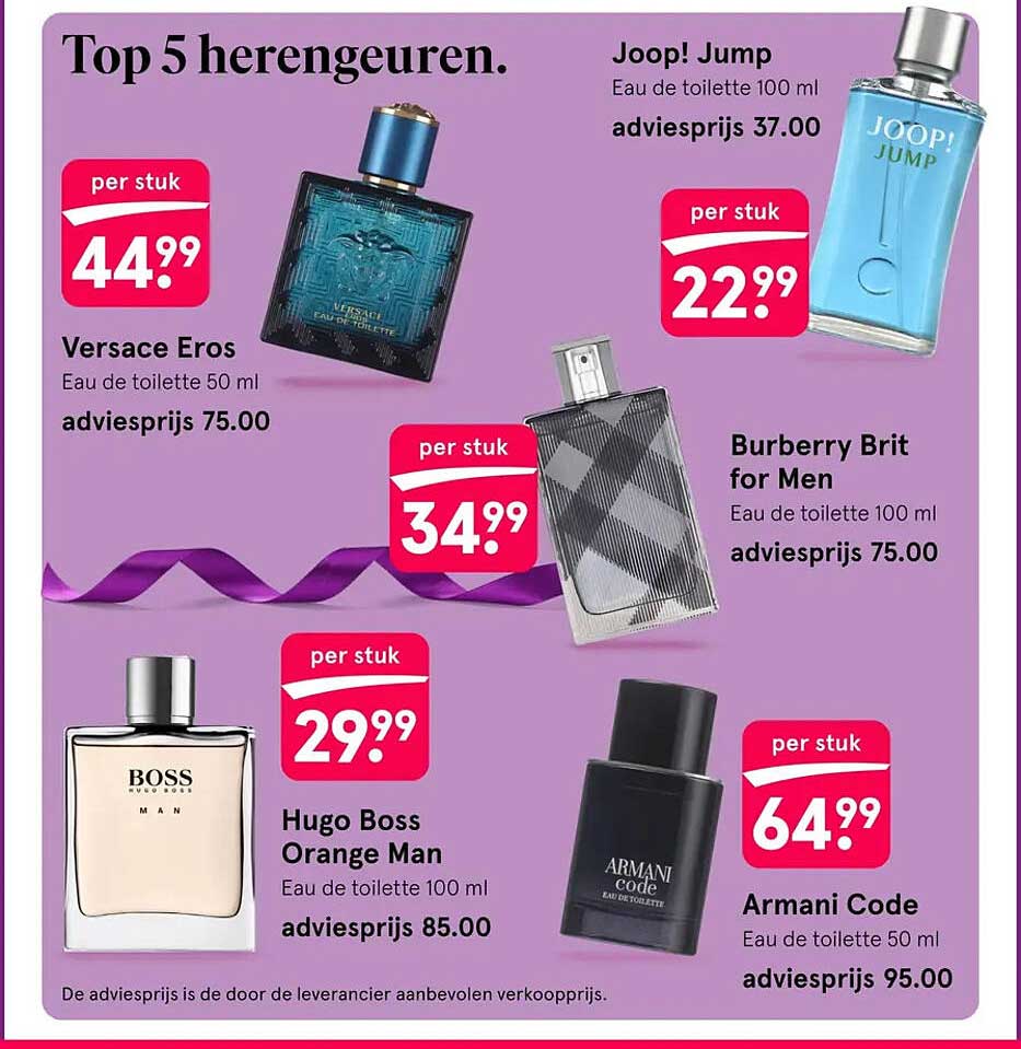 Top 5 herengeuren.