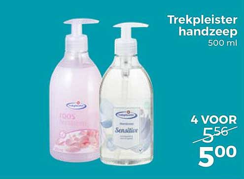 Trekpleister handzeep 500 ml 4 voor
