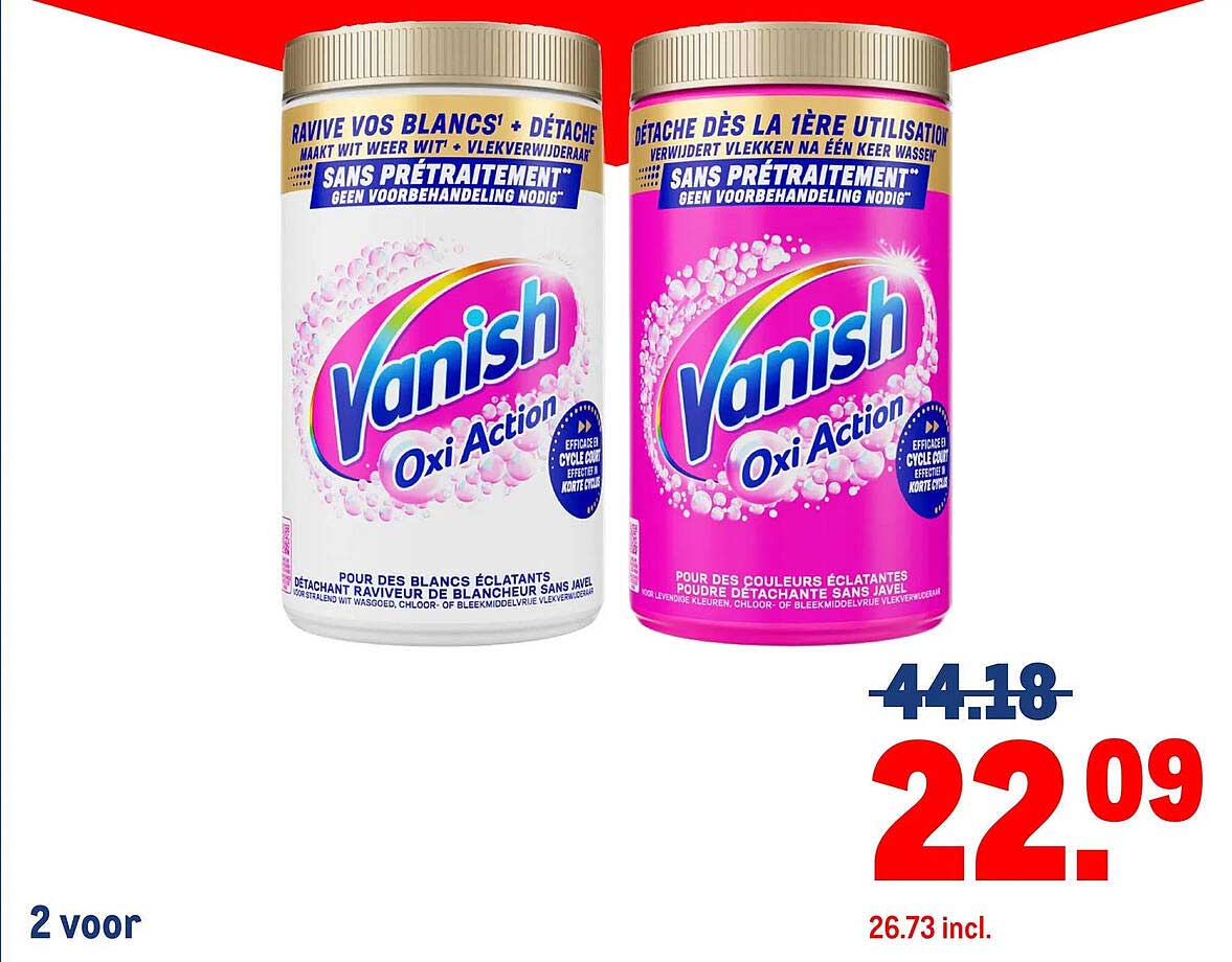 Vanish Oxi Action 2 voor