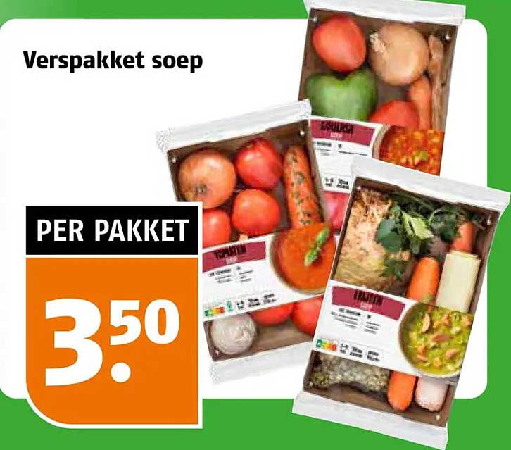 Verspakket soep PER PAKKET