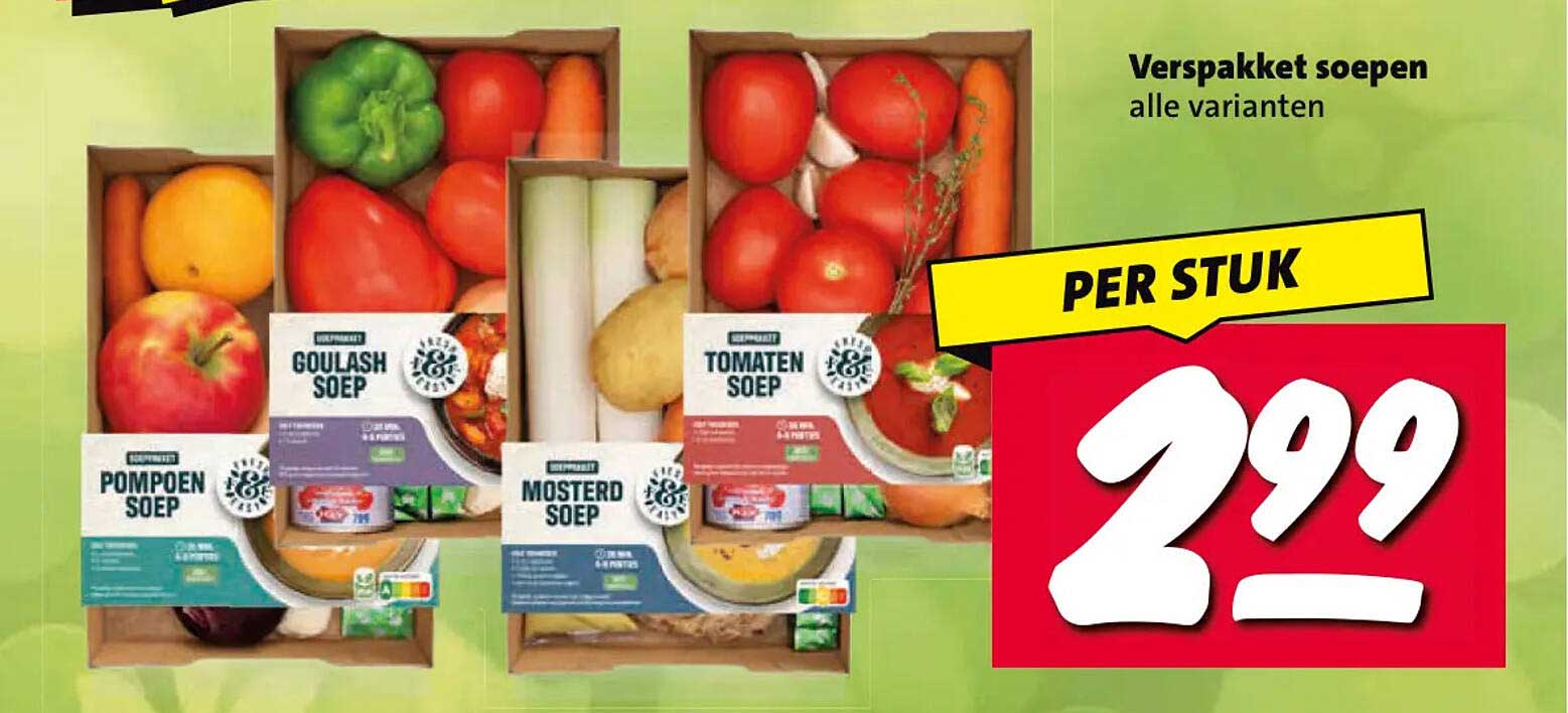 Verspakket soepen alle varianten PER STUK
