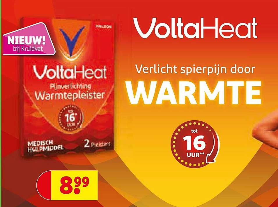 VoltaHeat Pijnverlichting Warmtepleister