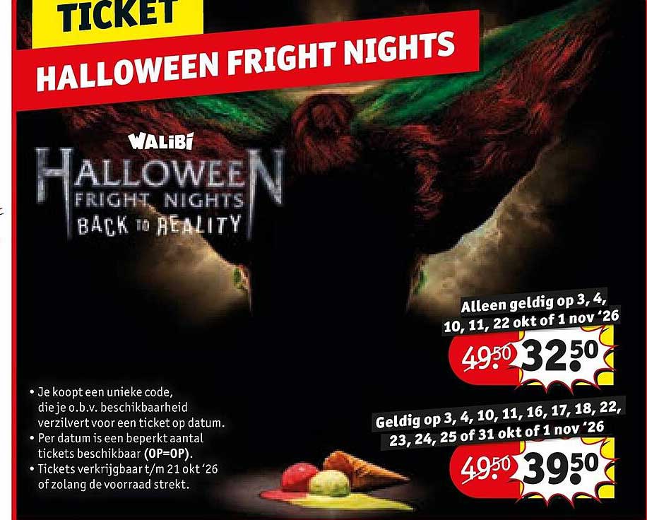 Walibi Halloween Fright Nights Back to Reality