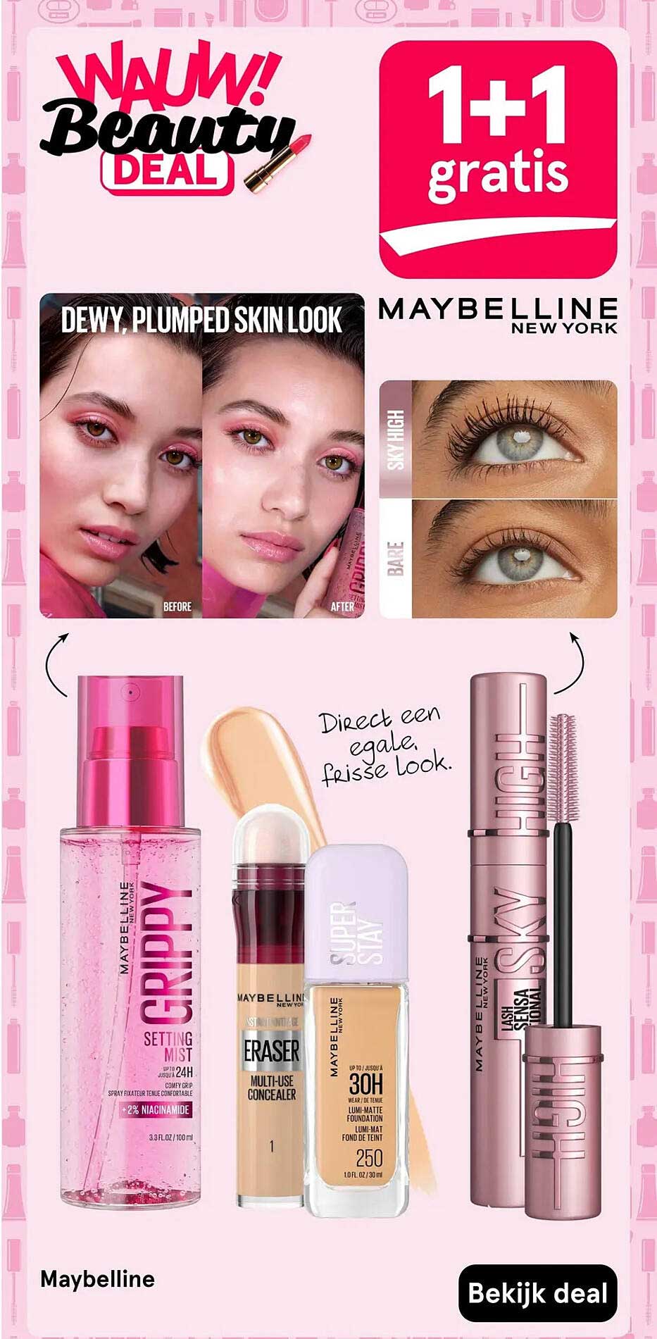 WAUW! Beauty DEAL 1+1 gratis