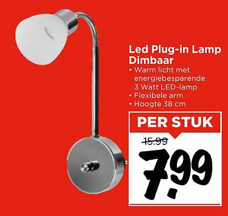 Led Plug-in Lamp Dimbaar