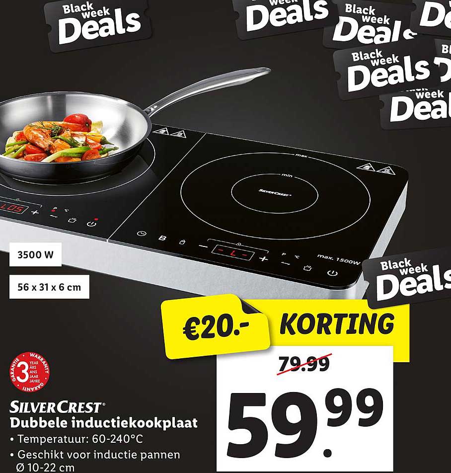 Caterlite Inductiekookplaat | Tafelmodel | 2 Kookpunten | 60°C/240°C Caterlite Inductiekookplaat | Tafelmodel | 2 Kookpunten | 60°C/240°C