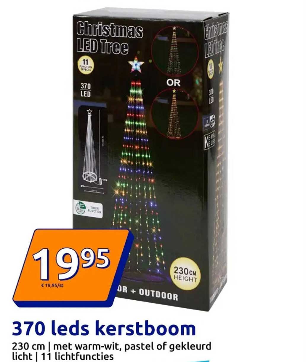 370 leds kerstboom