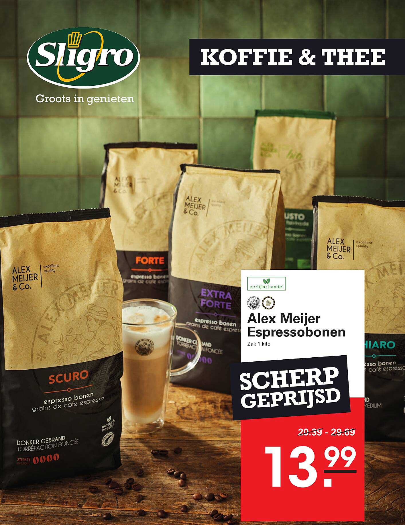 Alex Meijer Espressobonen Zak 1 kilo