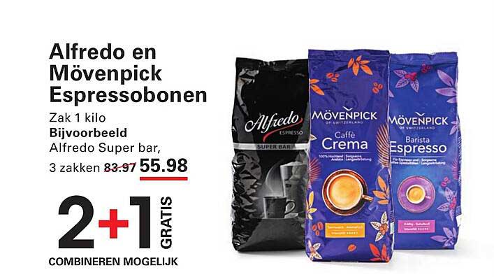 Alfredo en Mövenpick Espresso bonen