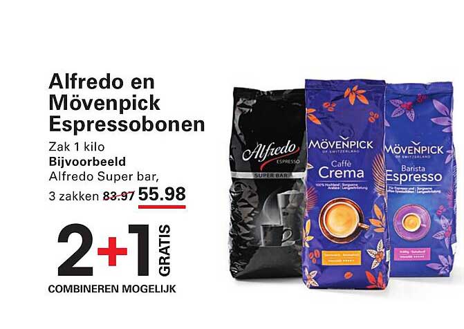Alfredo en Mövenpick Espresso bonen