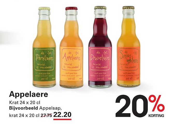 Appelaere Krat 24 x 20 cl