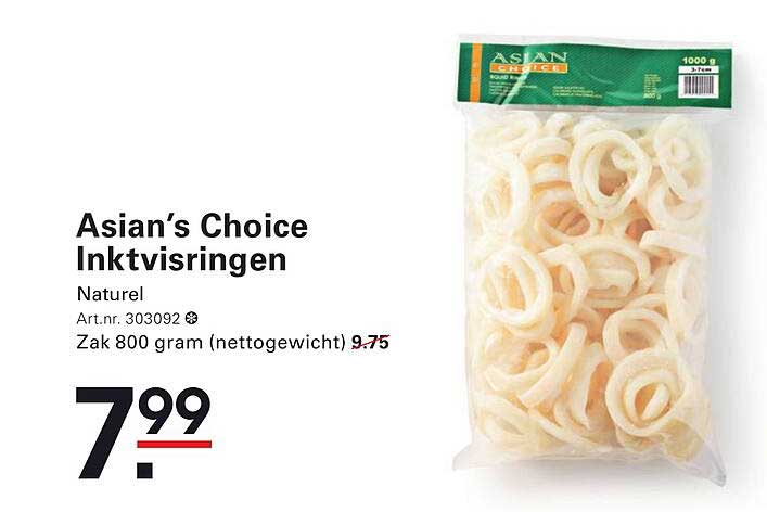 Asian’s Choice Inktvisringen