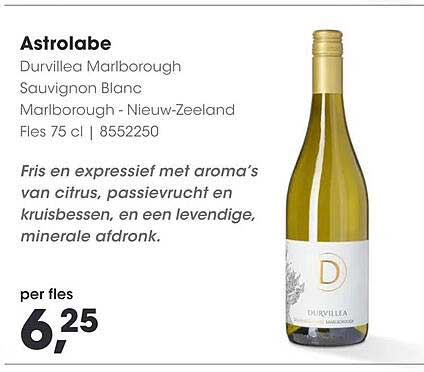 Astrolabe Durvillea Marlborough Sauvignon Blanc 75 cl