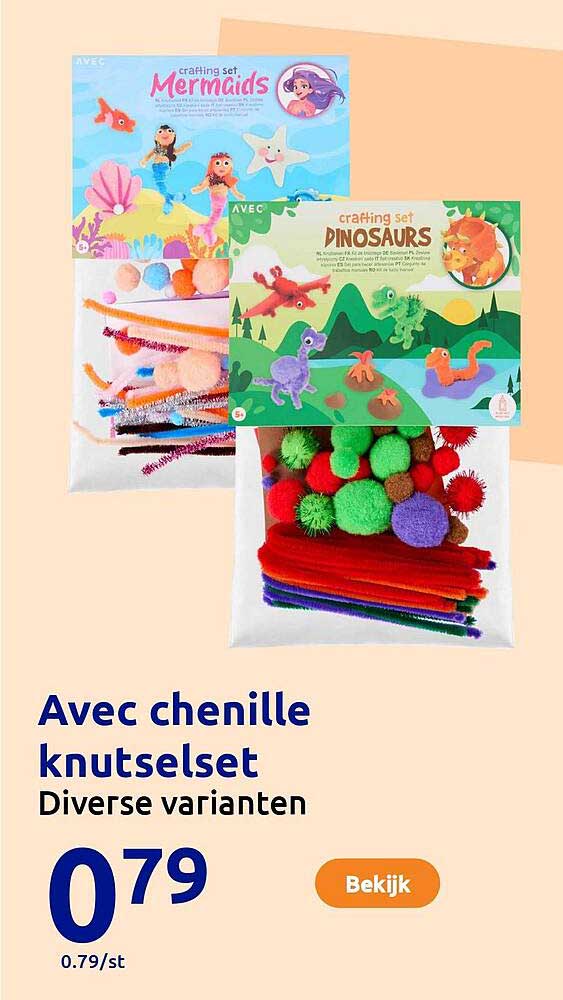 Avec chenille knutselset Diverse varianten