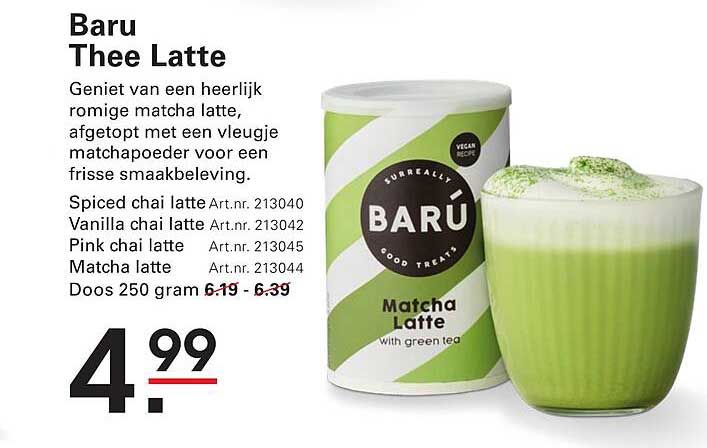 Baru Thee Latte