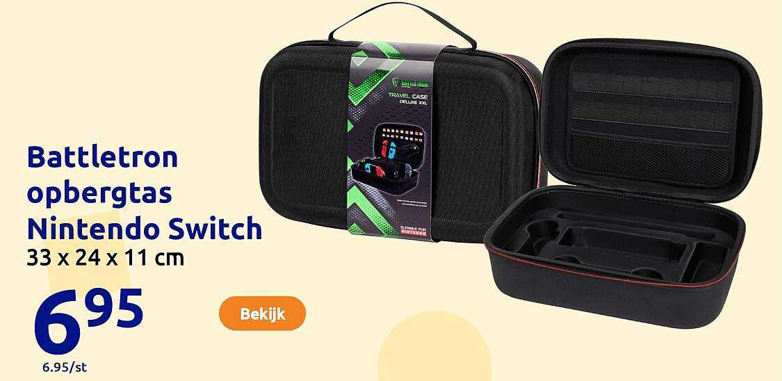 Battletron opbergtas Nintendo Switch