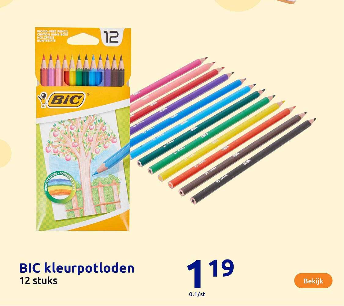 BIC kleurpotloden 12 stuks
