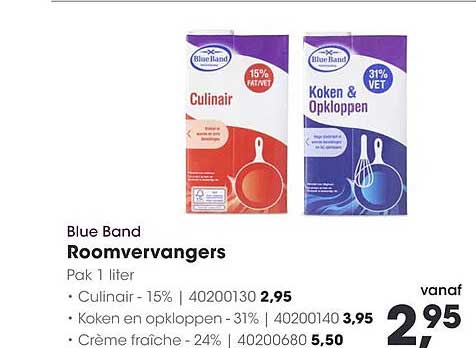 Blue Band Roomvervangers Pak 1 liter