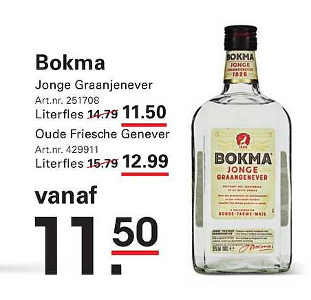 Bokma Jonge Graanjenever