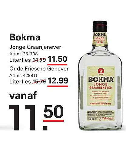 Bokma Jonge Graanjenever