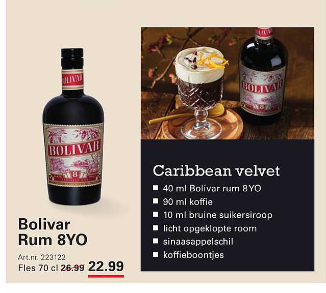 Bolivar Rum 8YO