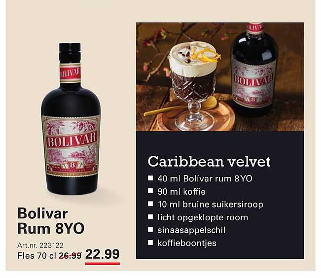 Bolivar Rum 8YO