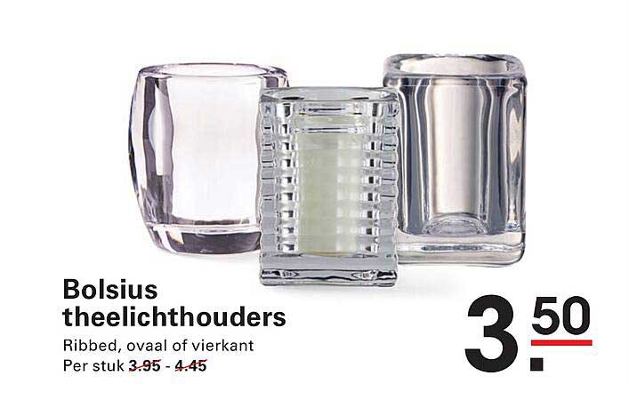 Bolsius theelichthouders