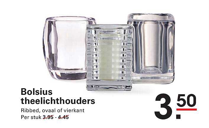 Bolsius theelichthouders