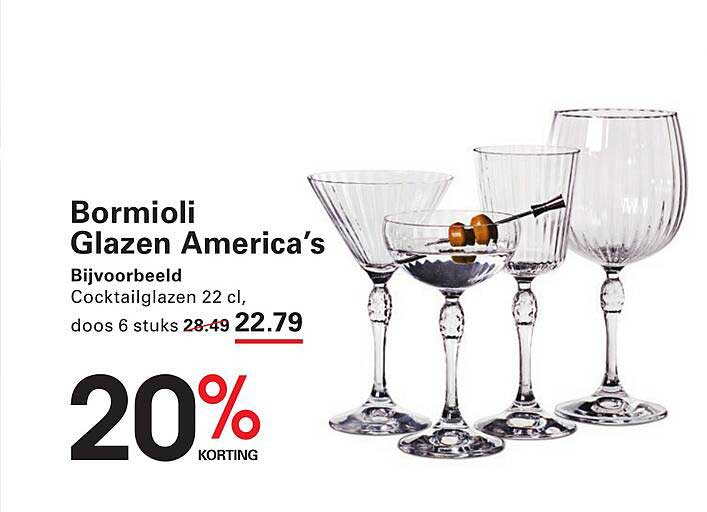 Bormioli Glazen America’s