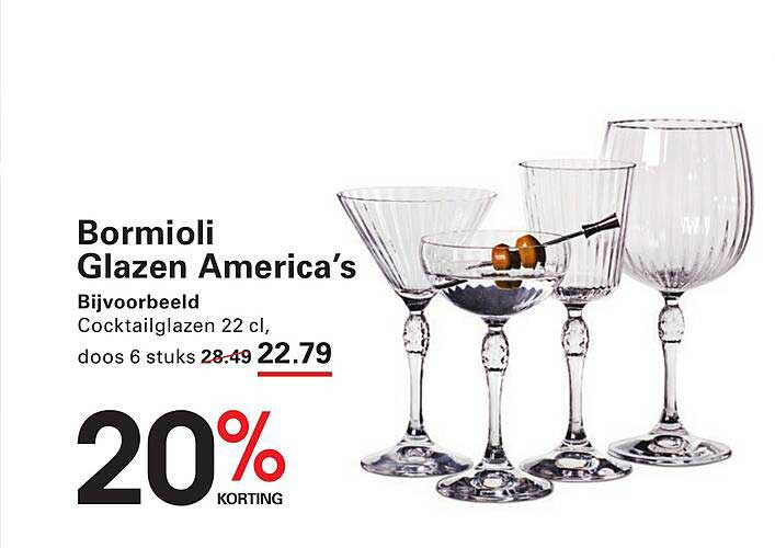Bormioli Glazen America's